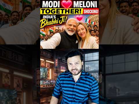 Modi’s LOVE For Meloni! Comment Section is WILD! Modi’s Italy Tour is CRAZY! #shorts thumbnail