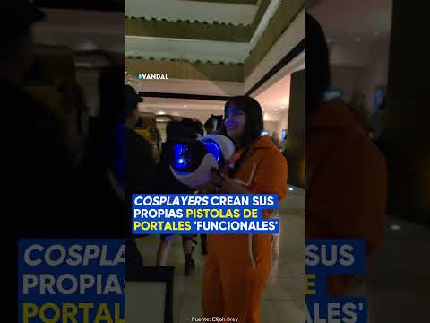 Crean una pistola de PORTALES que FUNCIONA DE 'VERDAD' 😱 #portal #cosplay #gaming #vandal thumbnail