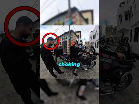 Choking Biker Asked Officer To Save Him 😳 thumbnail