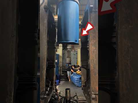 Injection molding processing | Plastic tank production ✨ #machine #automobile #production #shorts thumbnail