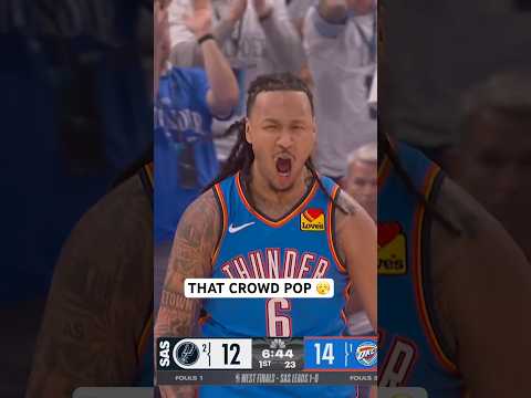 The Thunder playoff crowd never disappoints ? thumbnail