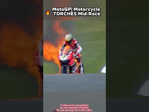 Heart -Stopping Moment: MotoGP Bike Ignites on Track!🔥#usa#MotoGP#MotoGP 202#fyp thumbnail