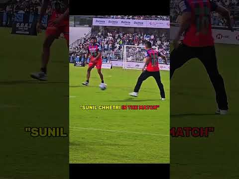 Indian Goat Sunil Chhetri Shocked Messi😍❤️‍🩹#shorts #football #indianfootball #sunil #messi thumbnail