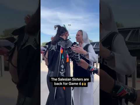 The fans are hyped to see the Spurs nuns in the building 👏 (via @spurs/TT) thumbnail