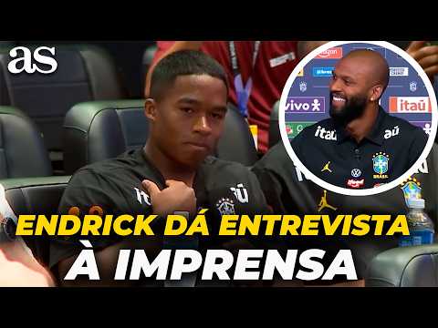 ENDRICK vira JORNALISTA: o GRANDE MOMENTO do brasileiro na coletiva de imprensa de IGOR THIAGO thumbnail