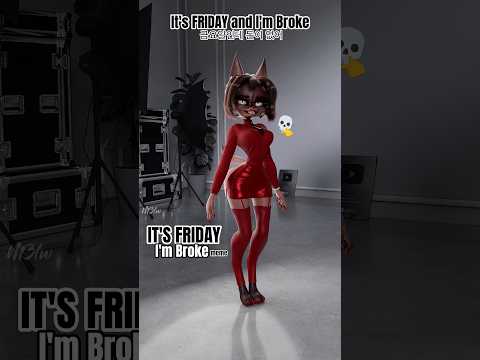 It's FRIDAY and I'm BROKE Animation meme #funny #relatable thumbnail