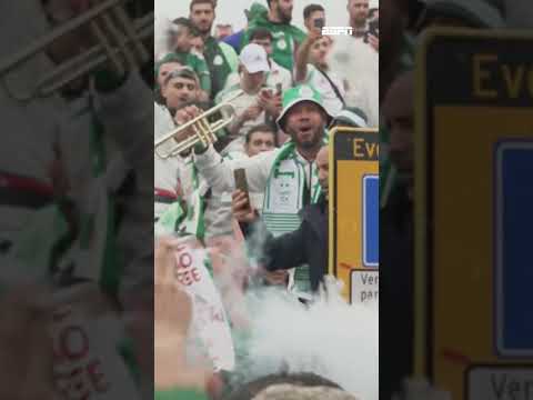 Aan support voor Algerije geen gebrek in Rotterdam vanavond 🇩🇿👀 thumbnail