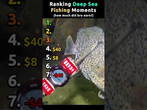 Ranking Deep Sea Fishing Moments Pt.9 | How much did he earn? #deepseafishing thumbnail