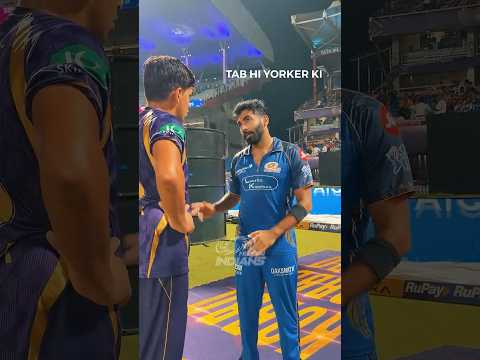 Today’s lesson at Bumrah’s Paathshala ? | #MumbaiIndians #OneFamily #TATAIPL #KKRvMI thumbnail