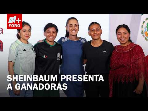 Sheinbaum entrega a ganadoras de concurso boletos para la Copa del Mundo 2026 thumbnail