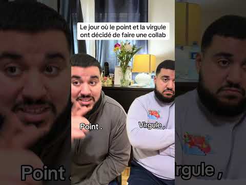 Le jour où le point et la virgule ont décidé de faire une collab thumbnail