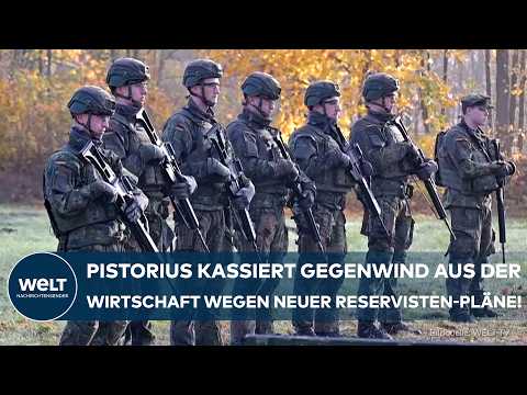 DEUTSCHLAND: Streit um Reservistenpflicht eskaliert! Arbeitgeber laufen Sturm gegen Pistorius-Pläne! thumbnail