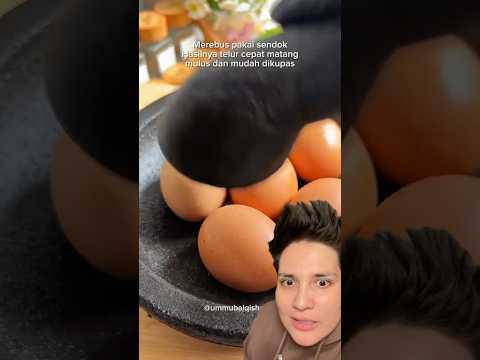 Metal kaşıkla yumurta haşlama tüyosunu denedim! #yumurta  #egg #lifehack thumbnail