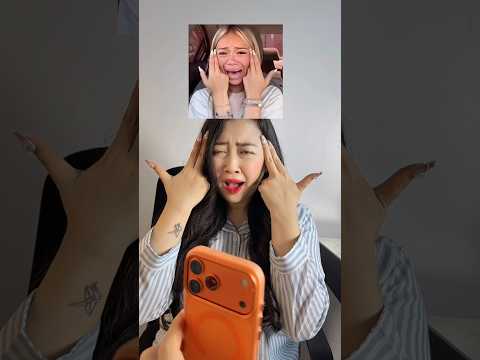 TREND RECREATE STICKER VIRAL! SIAPA LEBIH MIRIP? 🤣 | Klara Tania #shorts thumbnail