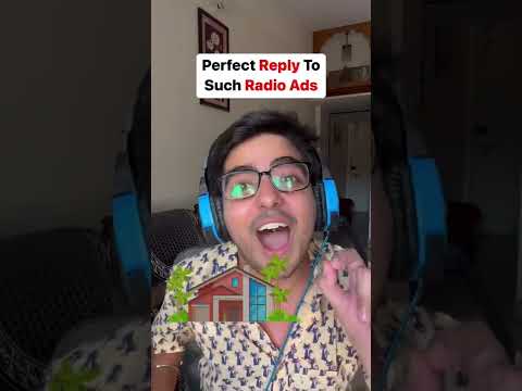 Annoying Desi Radio Ads 😒📻😂 Perfect Reply to Such Radio Ads 😂 #relatable #shorts #desimemes thumbnail