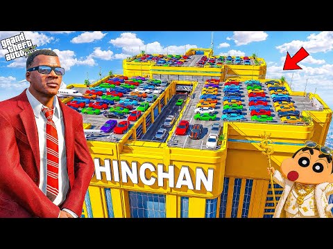 GTA V : Franklin And Shinchan Opened NEW BILLIONAIRE CAR SHOWROOM In GTA 5 Telugu |#gta5 thumbnail