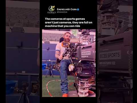 This “Camera” at Sports Games Is Actually a Rideable Beast ??️ thumbnail