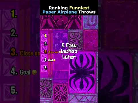 Ranking Funniest Paper Airplane Throws thumbnail