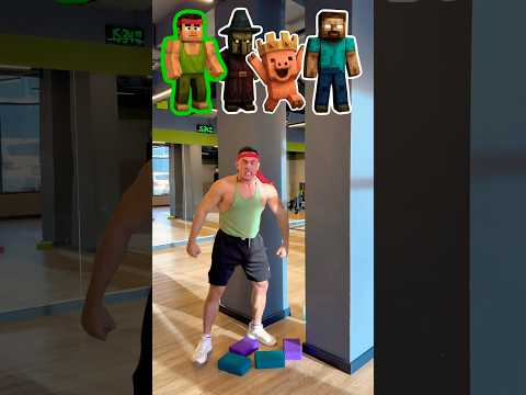 🦠REZOHULK vs MINECRAFT Challenge | Break down the wall of colored cubes 🟩 #minecraft #india thumbnail