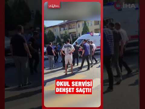 Okul servisi scooterle çocuğa çarptı! #shorts thumbnail