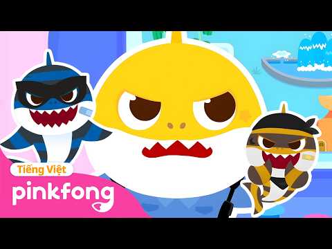 Bắt những tên trộm Gia đình Cá Mậ! ? Chơi trốn tìm cùng Gia đình Cá mập | Baby Shark Pinkfong thumbnail