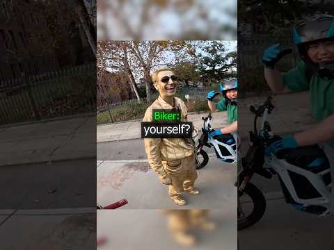 Biker Find Golden Man !? thumbnail