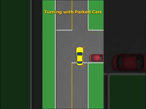 How to Turn When a Car is Blocking You ?? #driving #drivingtips #safedriving #defensivedriving thumbnail