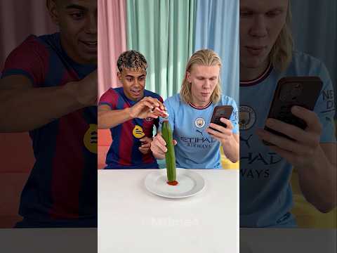 Yamal’s Chili Prank Failed on Haaland 🌶️💀 #football #haaland #parody thumbnail