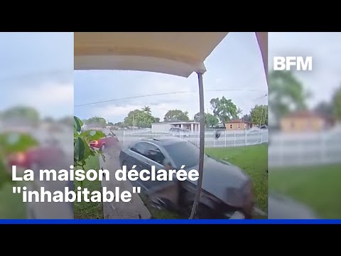 Floride: une voiture s'écrase sur la devanture d'une maison thumbnail