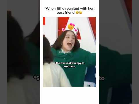 When Billie reunited with her best friend ?? #billieeilish #bestfriends #funny #wholesome #shorts thumbnail