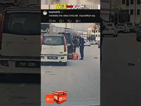 "SAKlT & DUIT PUN HABIS" RIDER SHOPEE FOOD TAYANG WHEELlE TERKENA KERETA MAHAL thumbnail