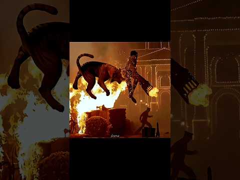 Tiger vs Ram Charan ? Who is Real Beast? #ramcharan #tiger  #RRR #attitude #shorts #viral #ytshorts thumbnail