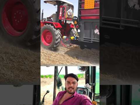 सरदार जी ने ट्रैक्टर के पीछे लगा दी पीटीओ ट्रॉली telent of punjabi heavy draivars #shorts thumbnail