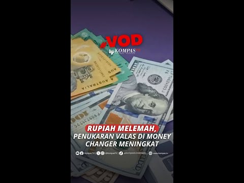 RUPIAH MELEMAH, PENUKARAN VALAS DI MONEY CHANGER MENINGKAT #short thumbnail