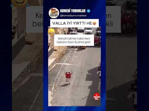 VALLA SON ANDA KURTULDU! BÖYLE REFLEKS OLMAZ 😂 #shorts #komikyorumlar thumbnail