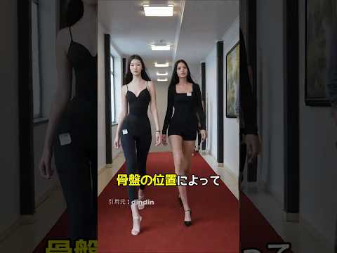 骨盤の高さで変わるスタイルの差 thumbnail