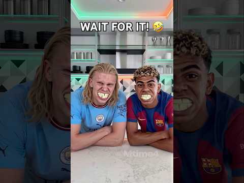 Haaland and Yamal Went Full Watermelon Mode 😂 #football #haaland #parody thumbnail