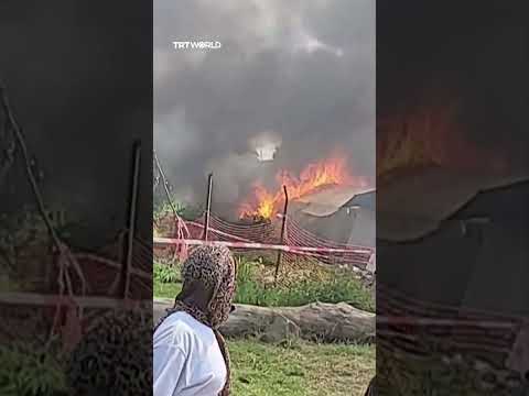 Protesters set Ebola centre on fire in DRC thumbnail