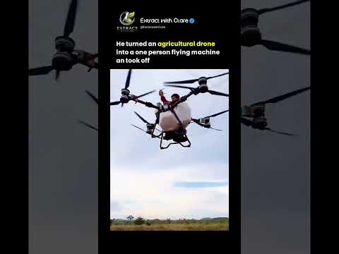 He Built a REAL Flying Machine From an Agricultural Drone ?? thumbnail