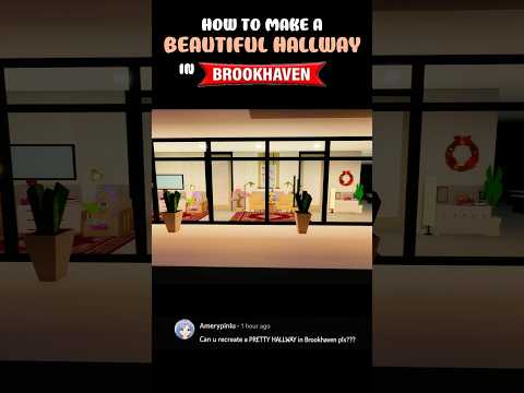 How to Create a Beautiful Hallway in Brookhaven 🪑🛋️ thumbnail
