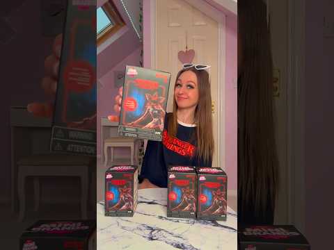 [ASMR] UNBOXING STRANGER THINGS *MINI BRANDS!!*🫢⁉️*GOLDEN DEMOGORGAN HUNT OMG!!😱🤞🏻) #Shorts thumbnail