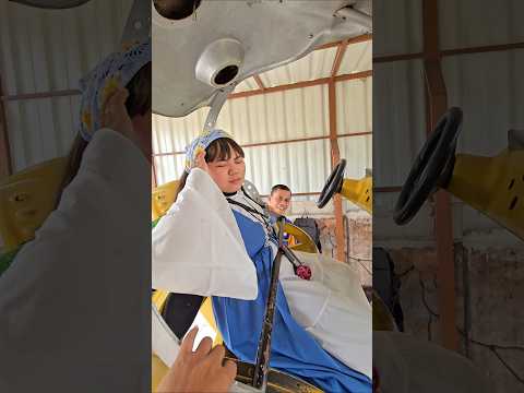 bawang putih kepusingan naik sepedah udara#trendingshorts thumbnail