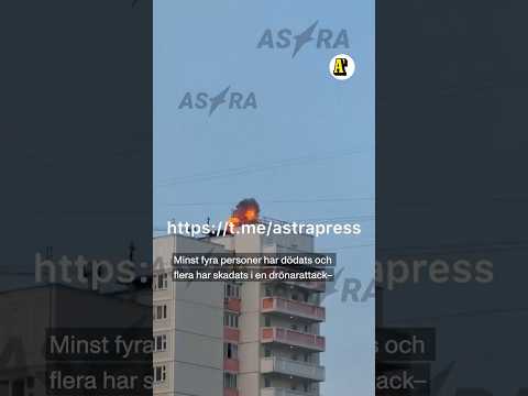 Massiv drönarattack mot Moskva-regionen thumbnail