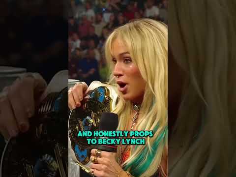 Sol Ruca did in fact prove Becky Lynch wrong!! 🏆👏 #WWERaw thumbnail