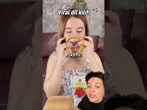Uzak doğuda viral olan dil kılıfını denedim! Tongue cover #shorts #tongue thumbnail