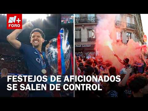 PSG es campeón de la Champions League y vandalismo marcó la gran final vs el Arsenal thumbnail