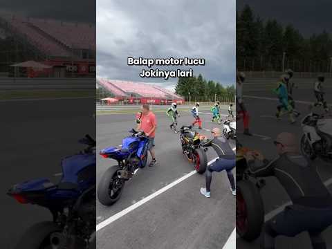 Balapan paling lucu😂 #motoran #automobile #youtubeshorts #mamiresing thumbnail