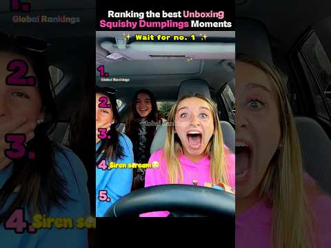 Ranking The Funniest Unboxing Squishy Dumplings Moments ?? #shorts #squishy #unboxing #trending thumbnail