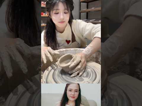 아름다운 소녀가 도자기를 만들고 있습니다. #웃긴영상 #각종유머 #funny #comedy #viral #shorts #tiktok #korea thumbnail