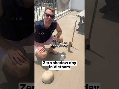 Looks strange... ZERO SHADOW DAY in Vietnam ☀️⚫ thumbnail